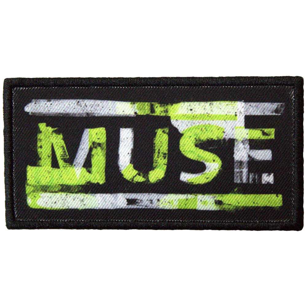 Muse - Distressed Logo Patch - Zwart